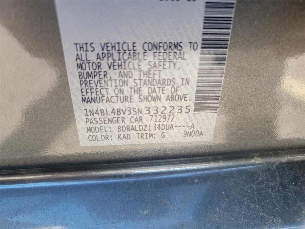 2025 Nissan Altima 2.5 S