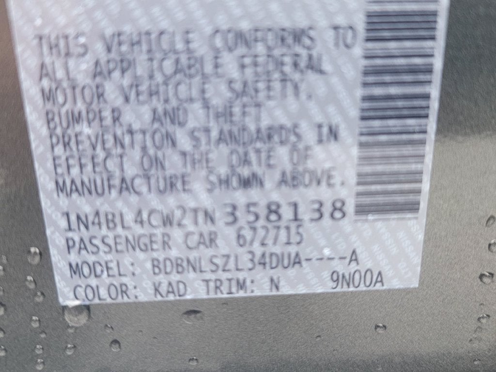 2026 Nissan Altima 2.5 SR