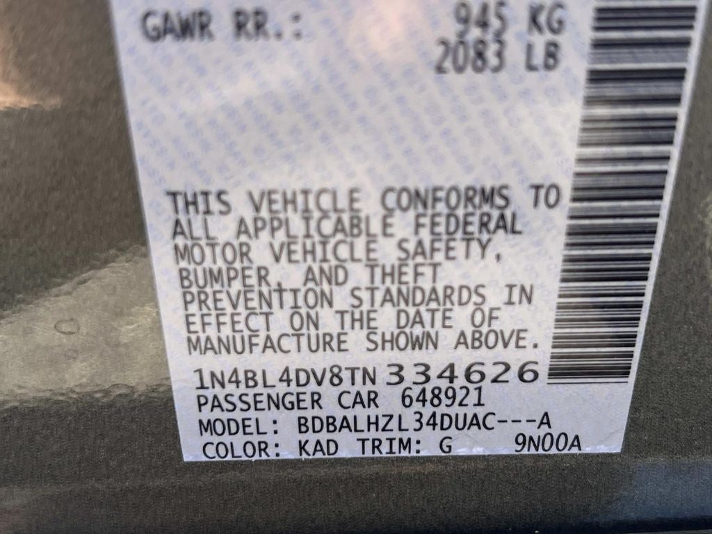 2026 Nissan Altima 2.5 SV