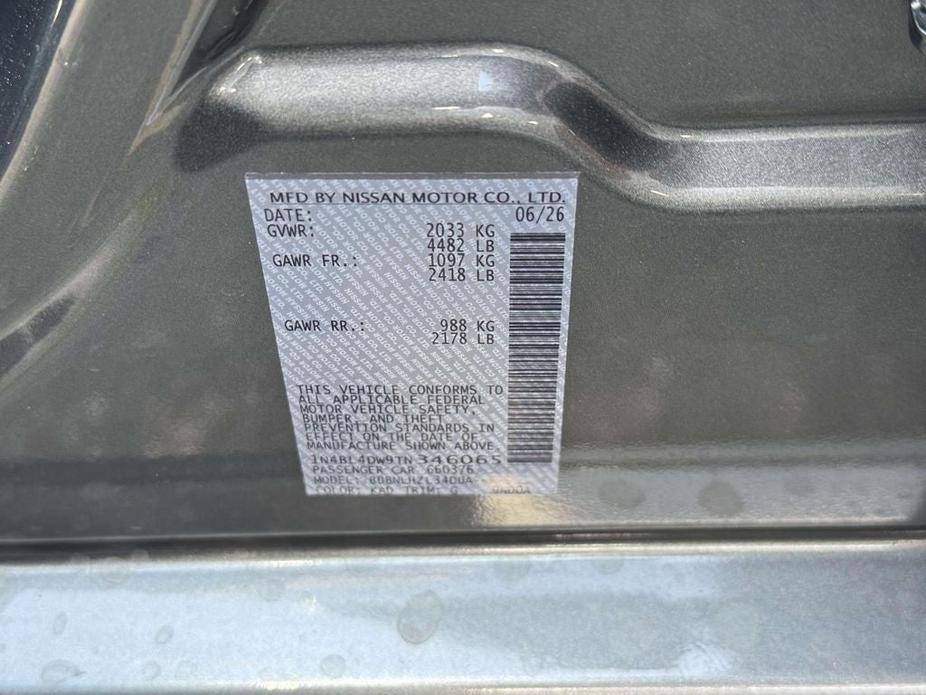 2026 Nissan Altima 2.5 SV