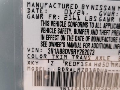 2024 Nissan Sentra SR