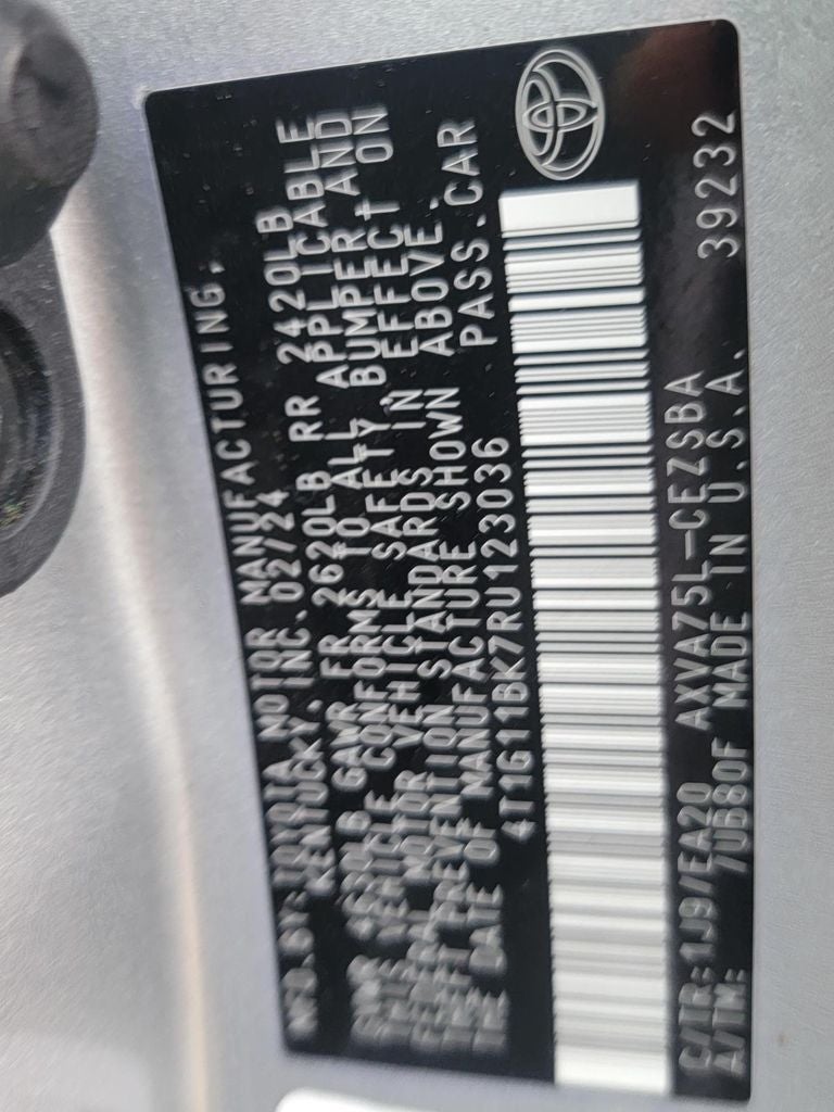 2024 Toyota Camry SE