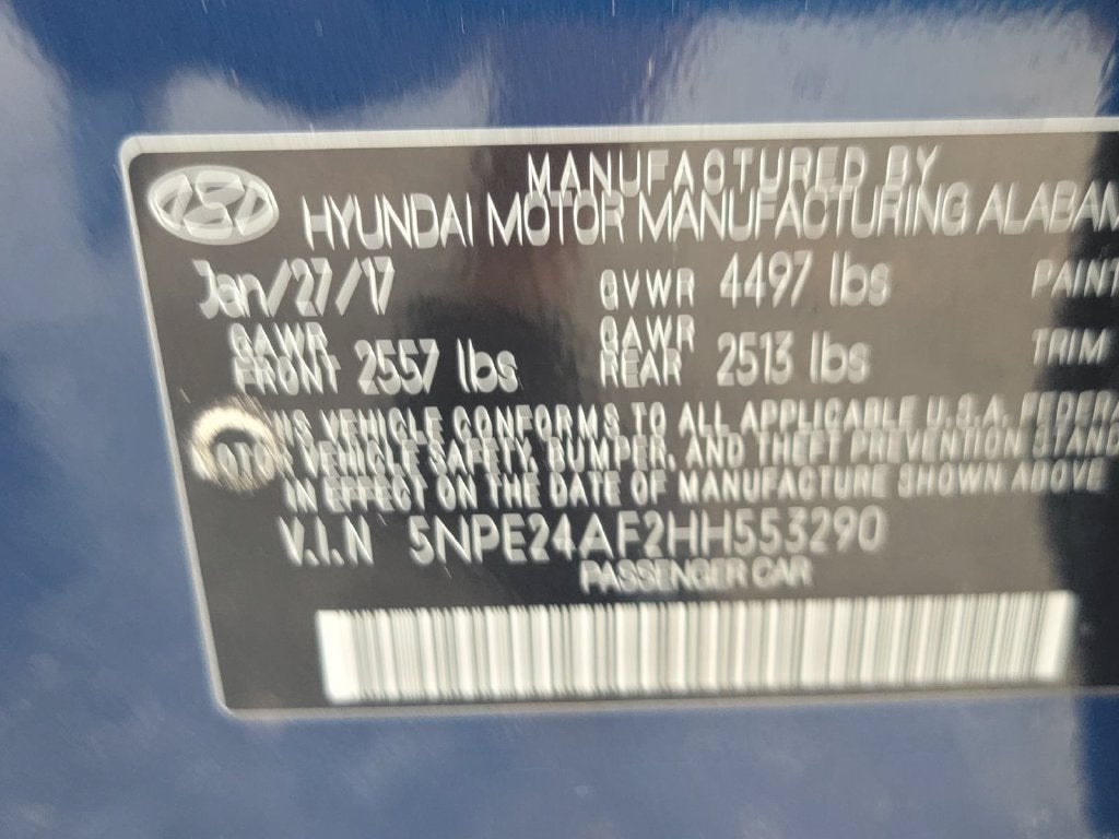 2017 Hyundai Sonata SE
