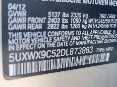 2013 BMW X3 xDrive28i