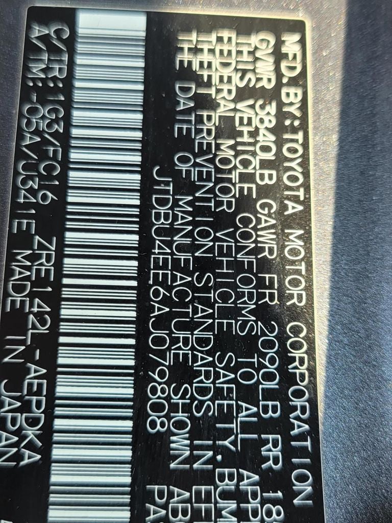 2010 Toyota Corolla S