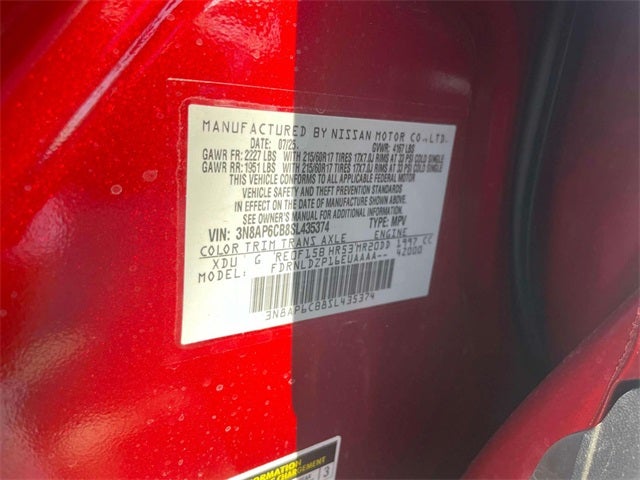 2025 Nissan Kicks SV