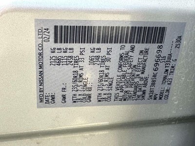 2024 Nissan Rogue SV