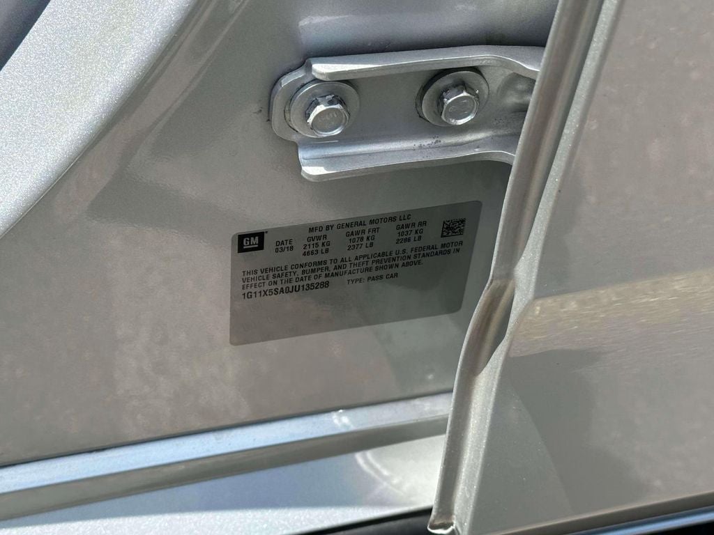 2018 Chevrolet Impala LS 1FL
