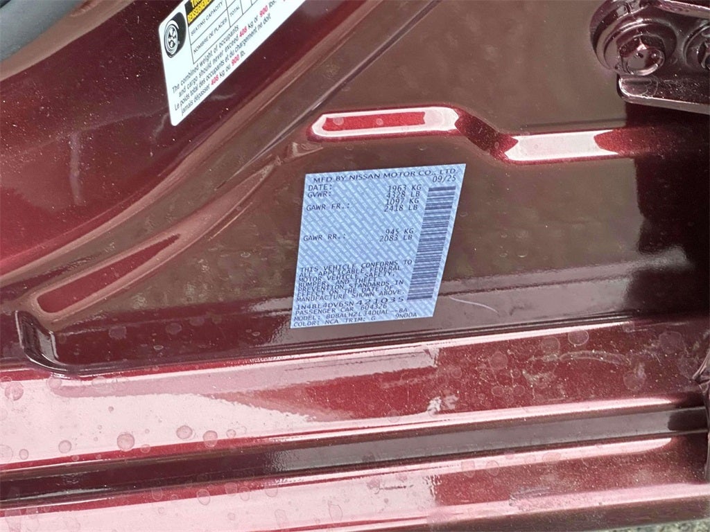 2025 Nissan Altima SV Special Edition