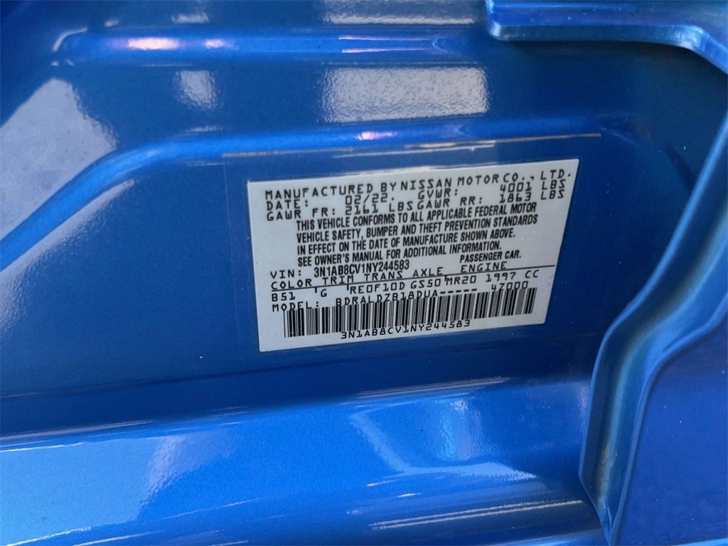 2022 Nissan Sentra SV