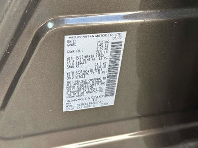2015 Nissan Pathfinder SV