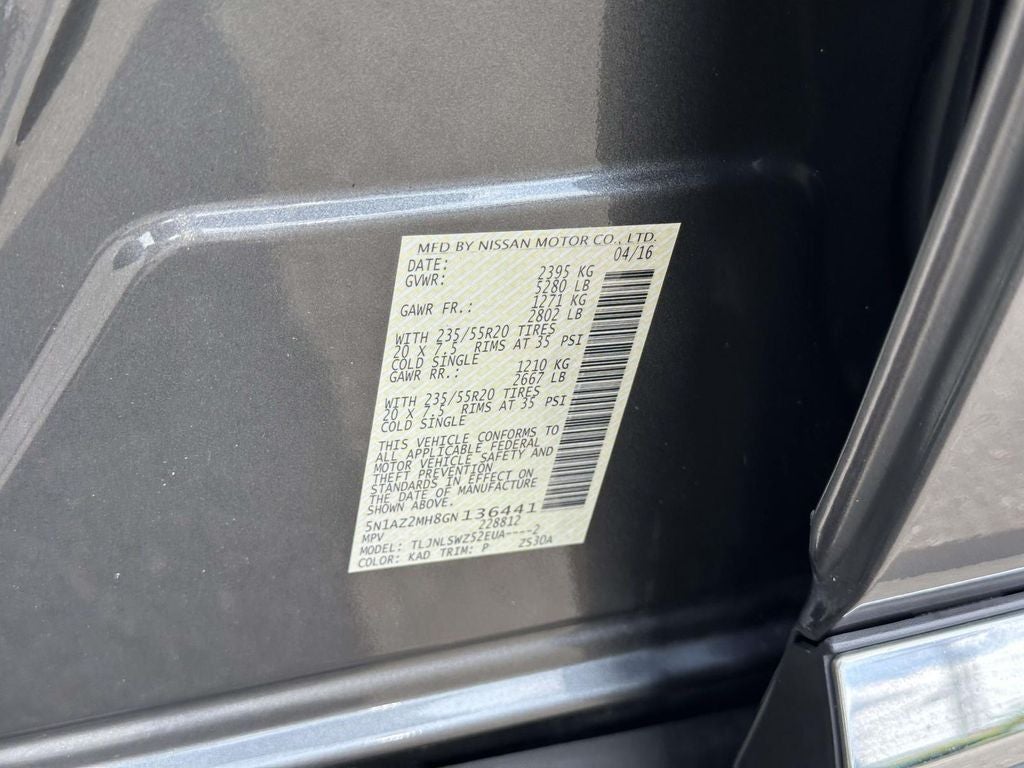 2016 Nissan Murano Platinum