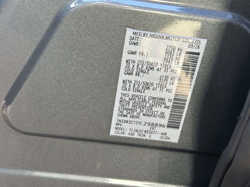2026 Nissan Pathfinder SL