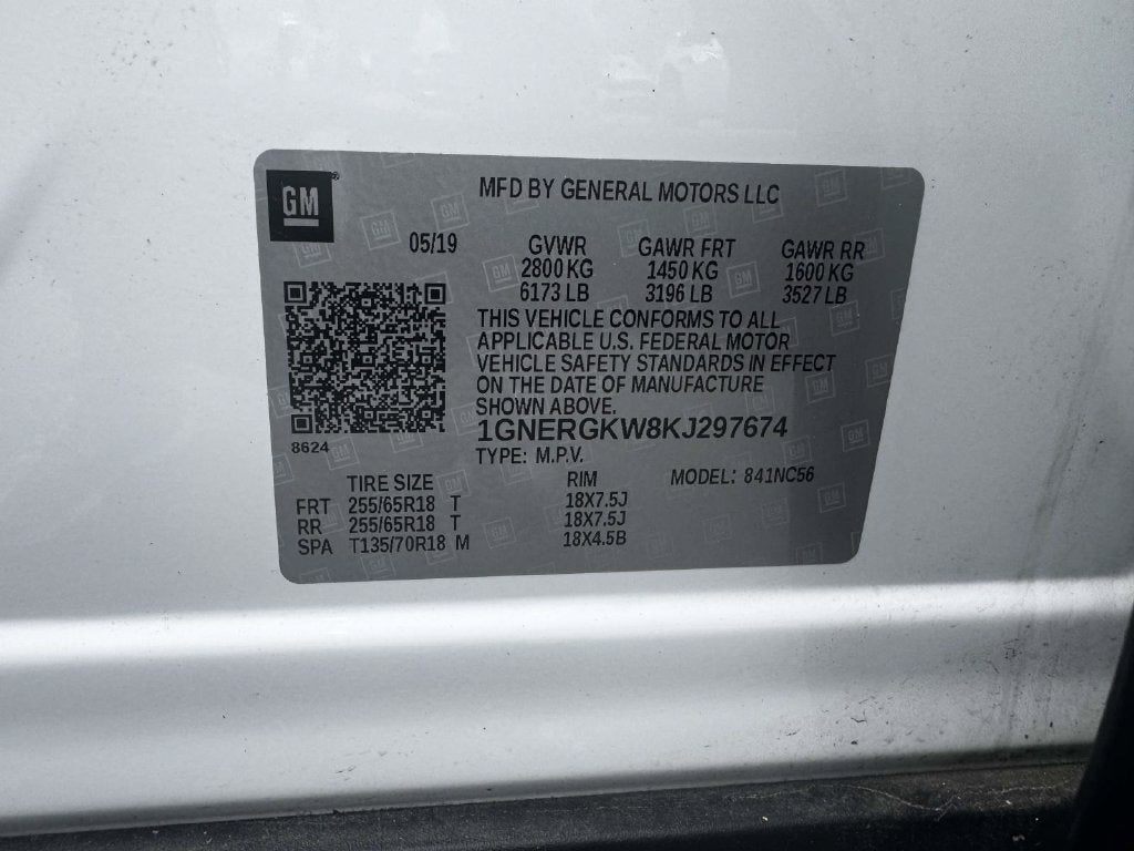 2019 Chevrolet Traverse LT Cloth w/1LT
