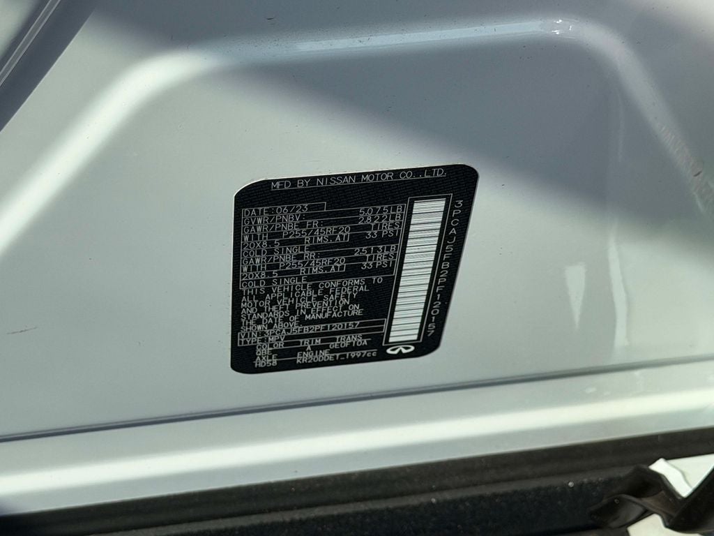 2023 INFINITI QX50 SPORT