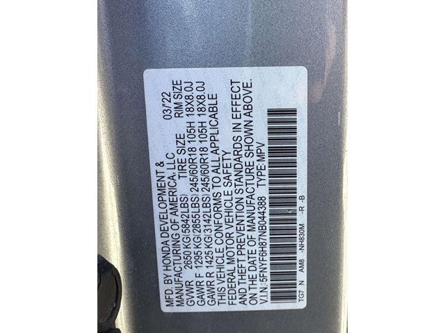 2022 Honda Pilot TrailSport