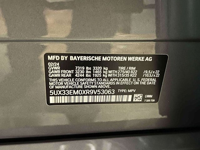 2024 BMW X7 M60i