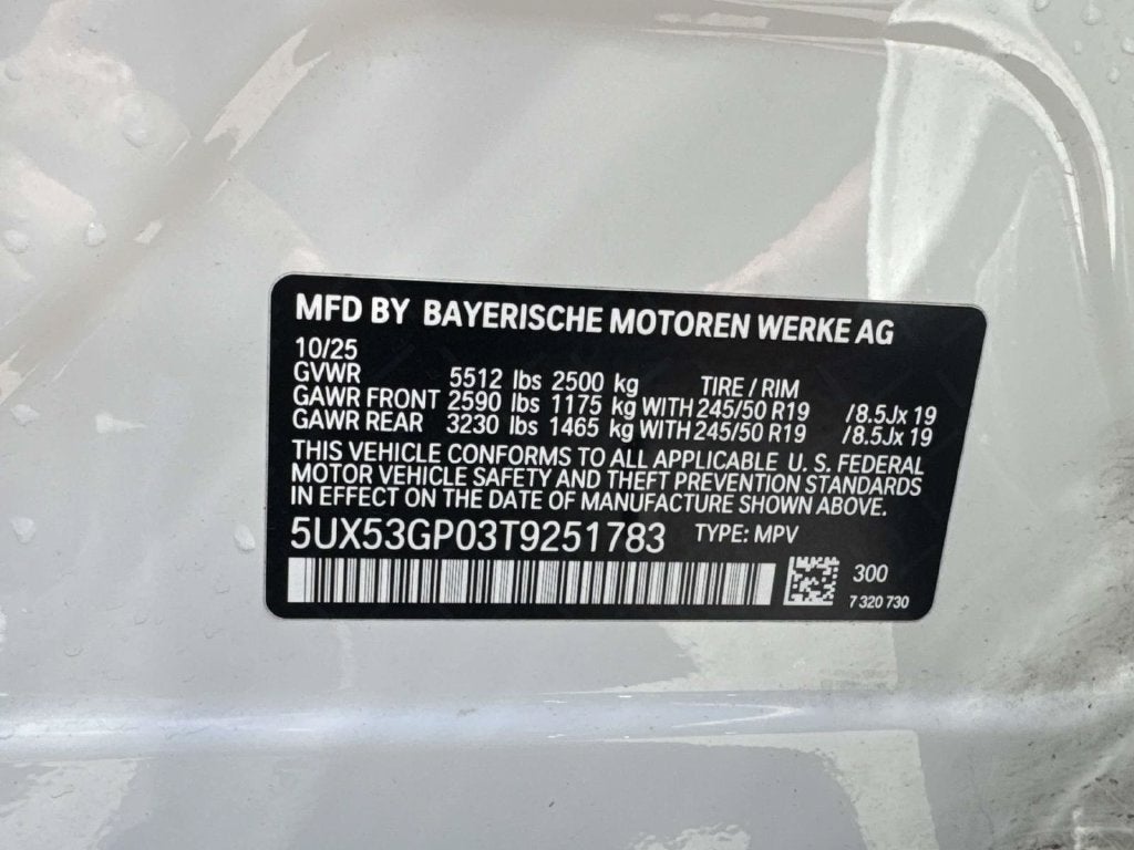 2026 BMW X3 30 xDrive