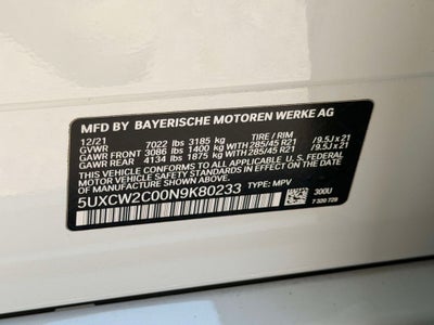 2022 BMW X7 xDrive40i