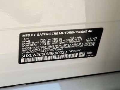 2022 BMW X7 xDrive40i