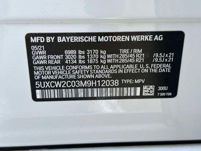 2021 BMW X7 xDrive40i