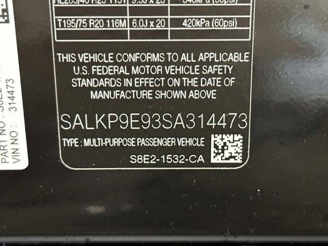 2025 Land Rover Range Rover SE