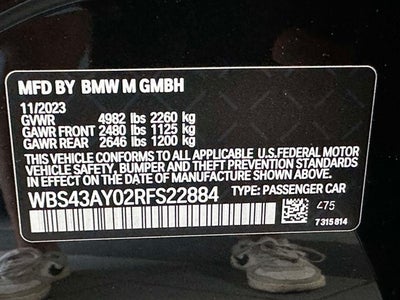 2024 BMW M3 Competition