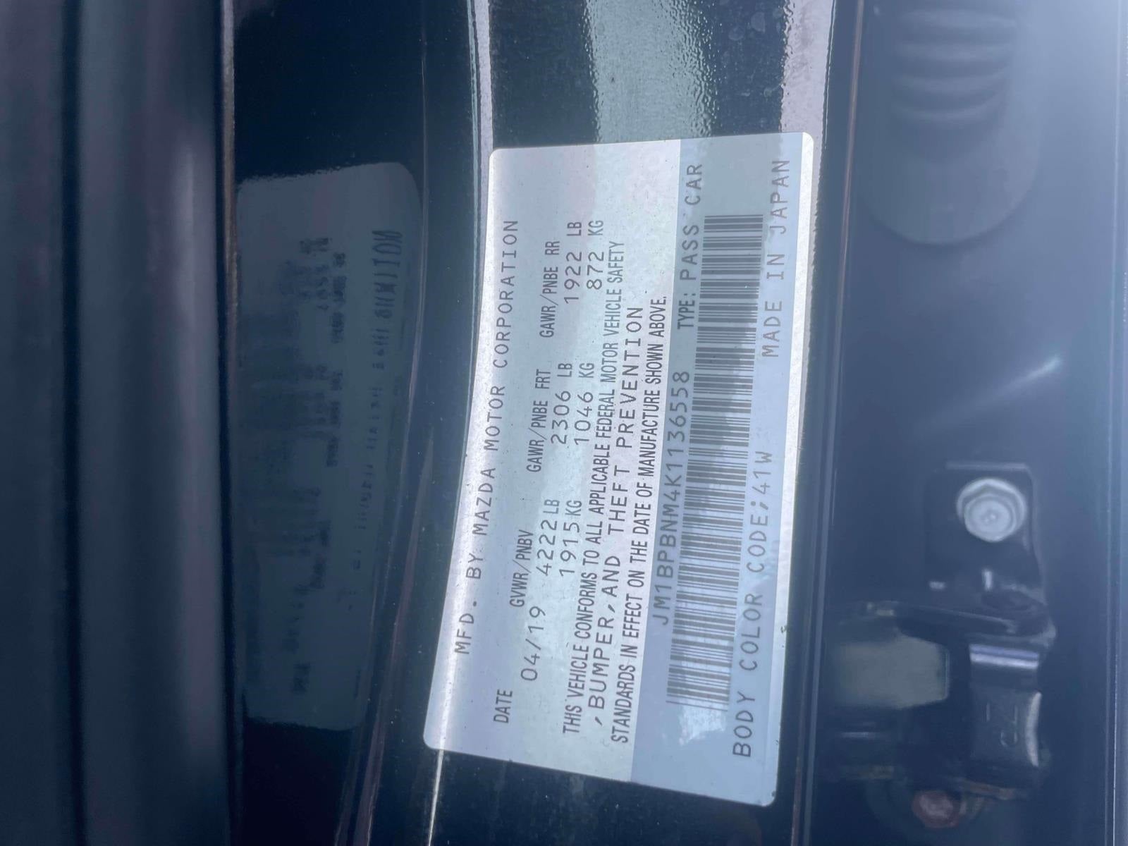 2019 Mazda Mazda3 Hatchback Premium Package