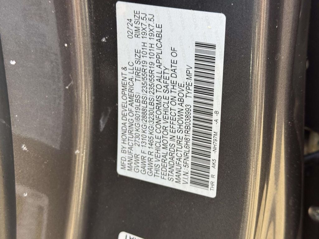 2024 Honda Odyssey Touring
