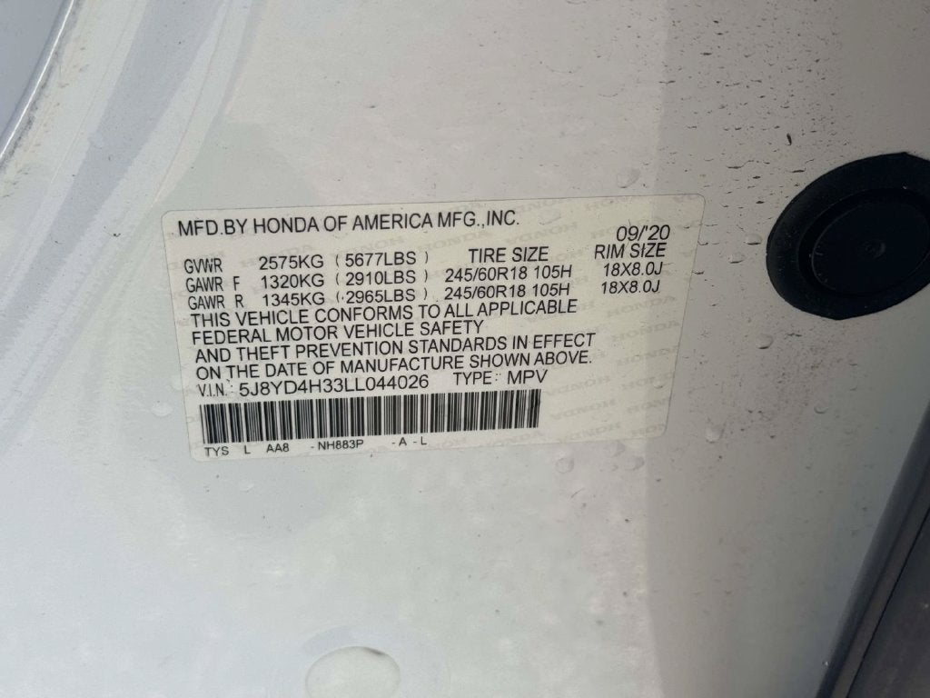 2020 Acura MDX 3.5L SH-AWD