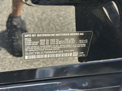2022 BMW X6 M50i