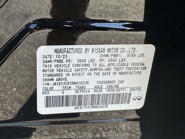 2024 INFINITI Q50 SENSORY AWD