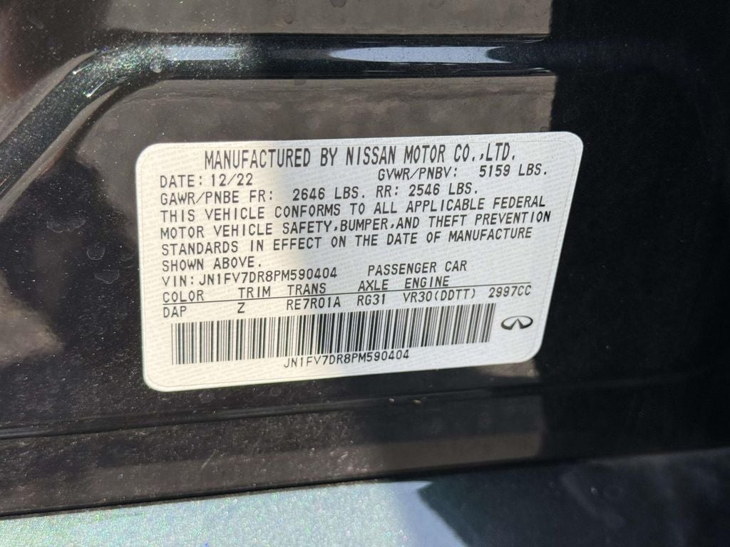 2023 INFINITI Q50 RED SPORT 400 AWD