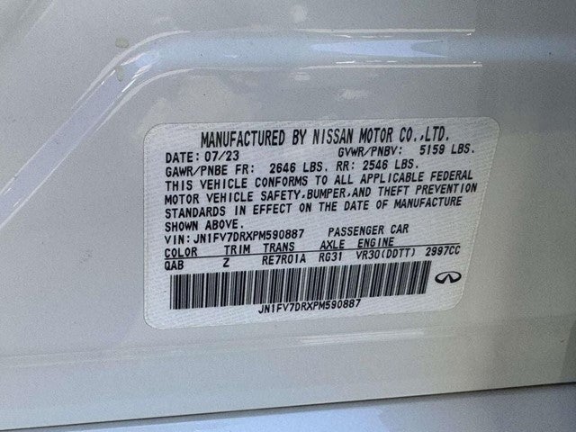 2023 INFINITI Q50 RED SPORT 400 AWD