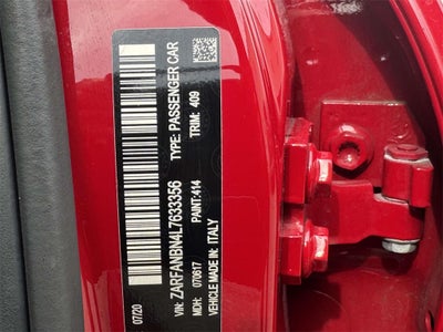 2020 Alfa Romeo Giulia Ti