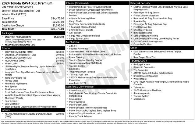 2024 Toyota RAV4 XLE Premium