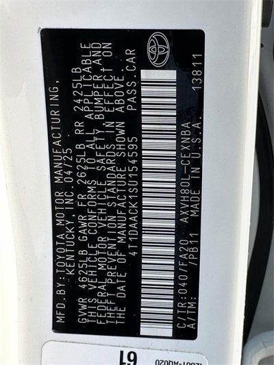 2025 Toyota Camry LE