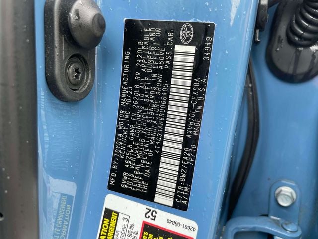 2024 Toyota Camry Hybrid SE