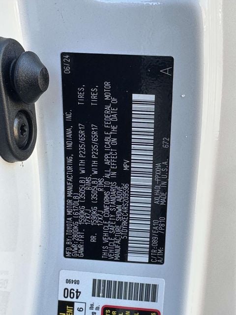 2024 Toyota Sienna XLE 7 Passenger