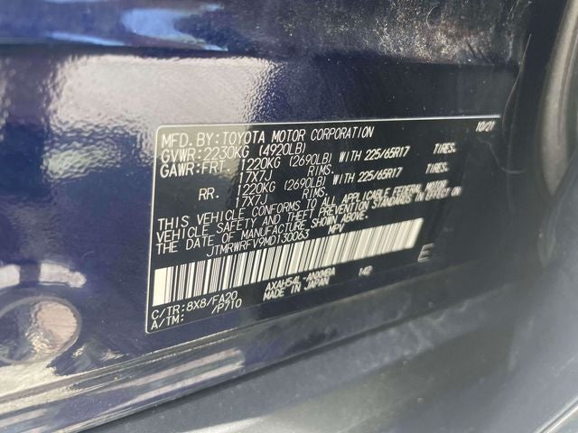 2021 Toyota RAV4 Hybrid XLE