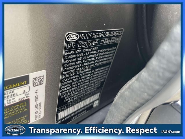 2021 Land Rover Range Rover Westminster