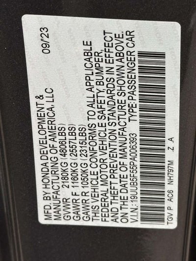 2023 Acura TLX A-Spec Package