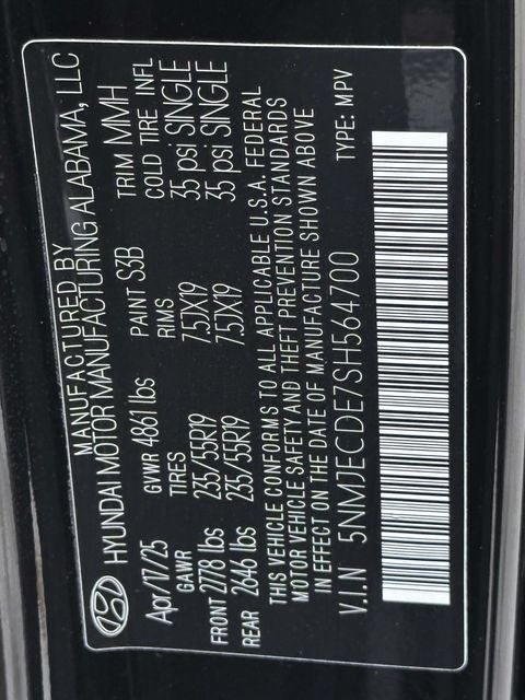 2025 Hyundai Tucson Limited