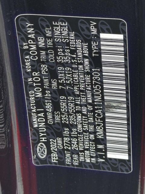 2022 Hyundai Tucson Hybrid SEL Convenience