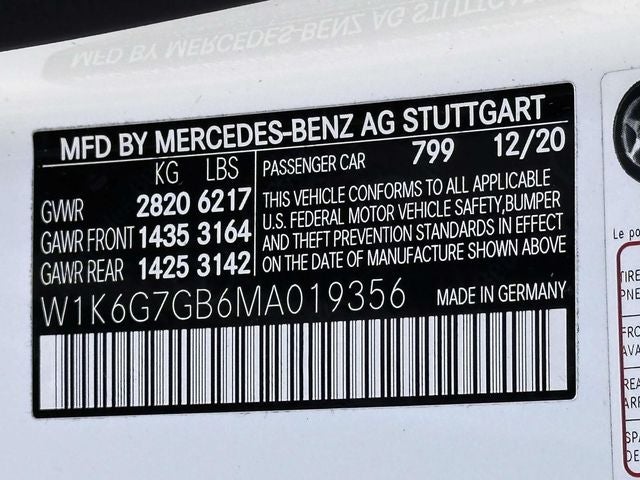 2021 Mercedes-Benz S-Class S 580 4MATIC®