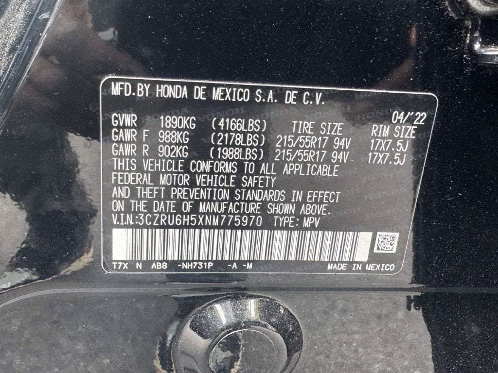 2022 Honda HR-V EX