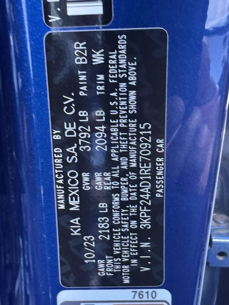 2024 Kia Forte LXS