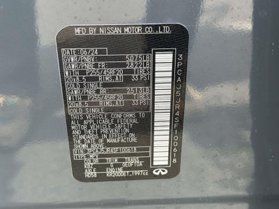 2025 INFINITI QX55 LUXE