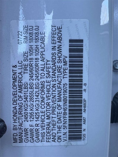 2022 Honda Passport TrailSport