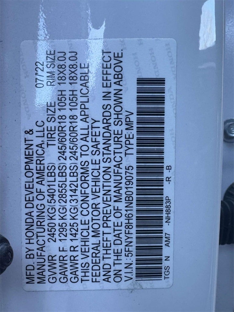 2022 Honda Passport TrailSport